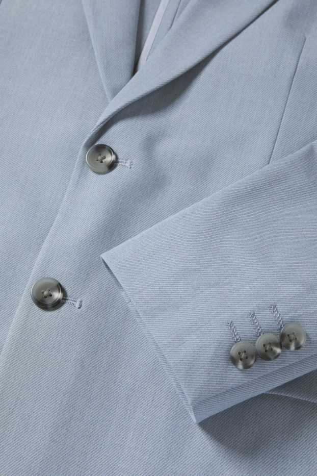 Hommes - Veste de costume - regular fit - matière extensible - bleu clair