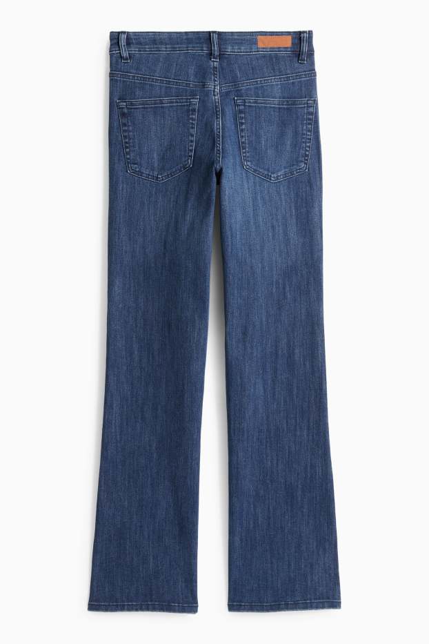 Dámské - Flared jeans - mid waist - džíny - modré
