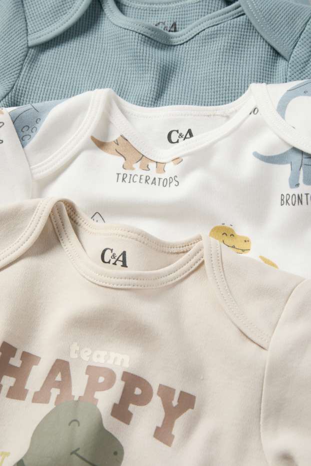 Miminka - chlapci - Body pro miminka - krémové barvy