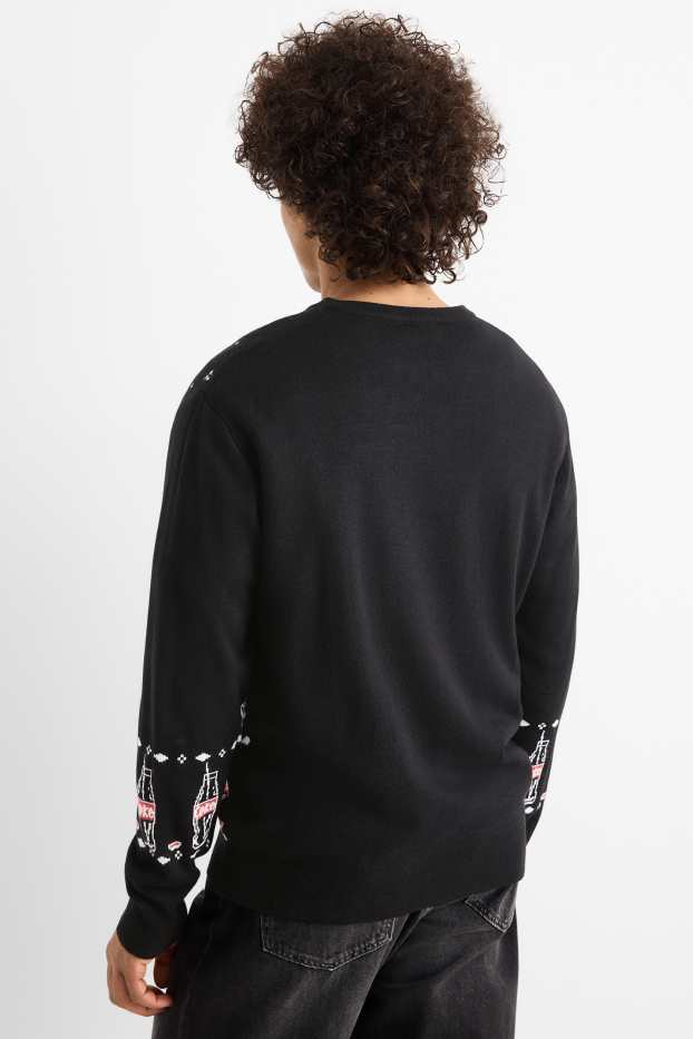 Men - Christmas jumper - Coca-Cola - black