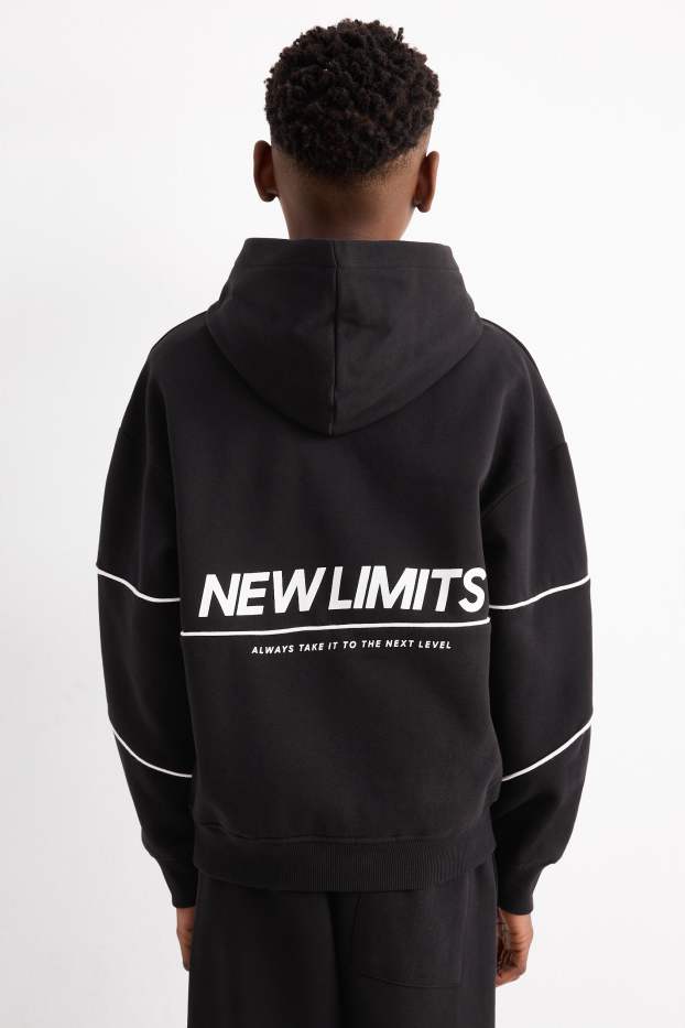 Kinderen: jongens - Hoodie - zwart