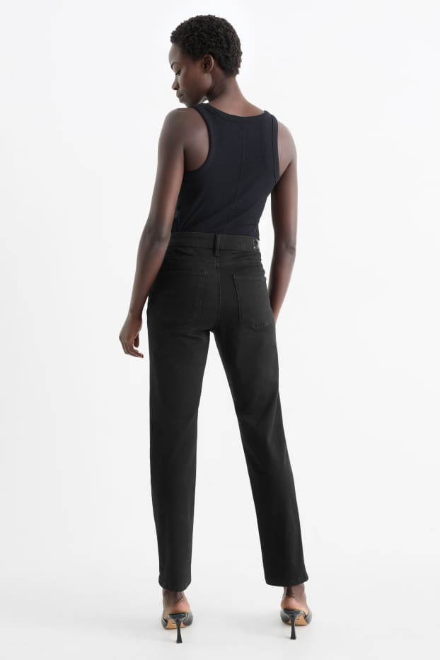 Femmes - Slim jean - mid waist - shaping jean - LYCRA® - noir