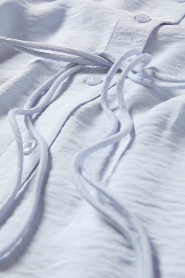 Women - Blouse - light blue