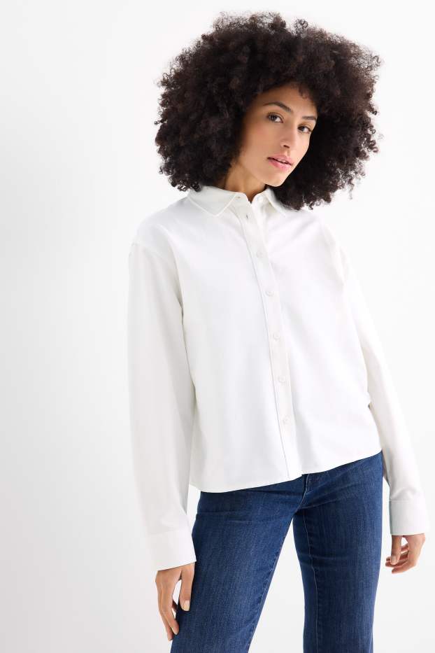 Women - Blouse - white