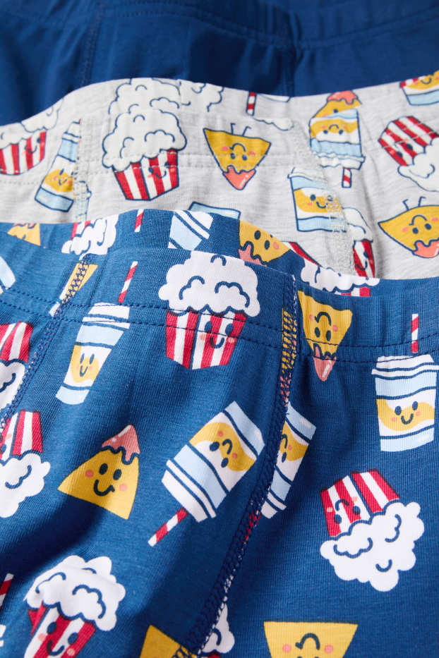 Nen - Paquet de 6 - crispetes i natxos - bòxers - blau fosc