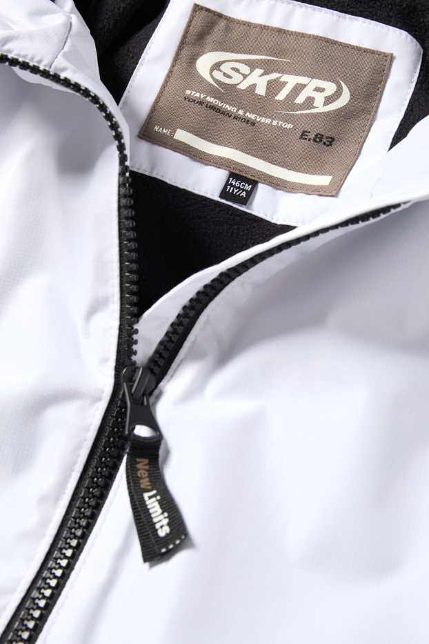 Děti - chlapci - Bunda - hnědá / krémově bílá