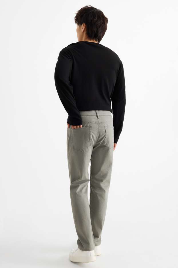 Herren - Hose - Regular Fit - grün