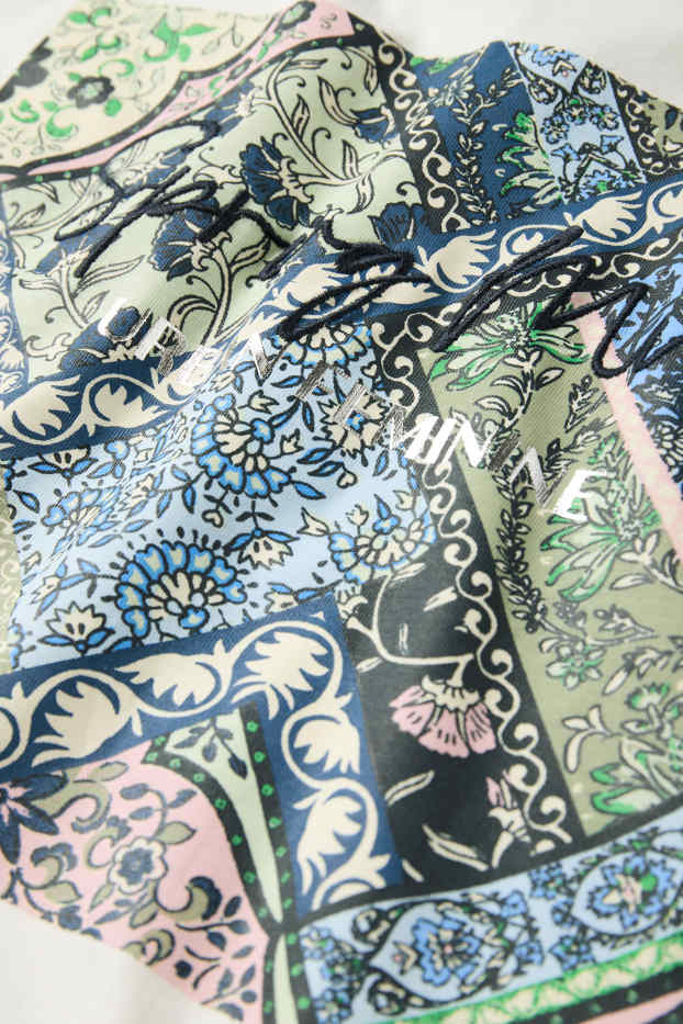 Donna - T-shirt - regular fit - effetto brillante - bianco