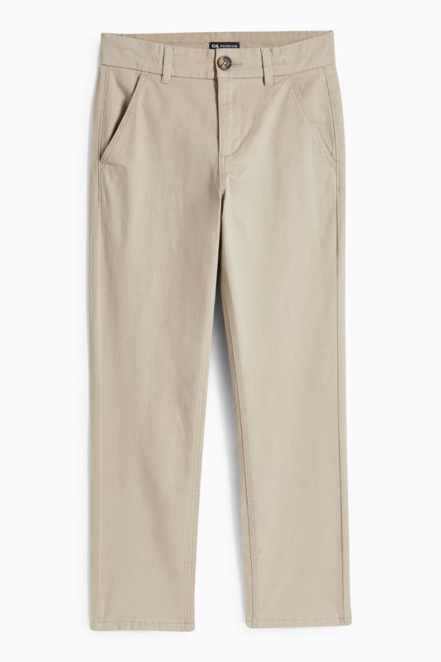 Children Boys - Trousers - taupe