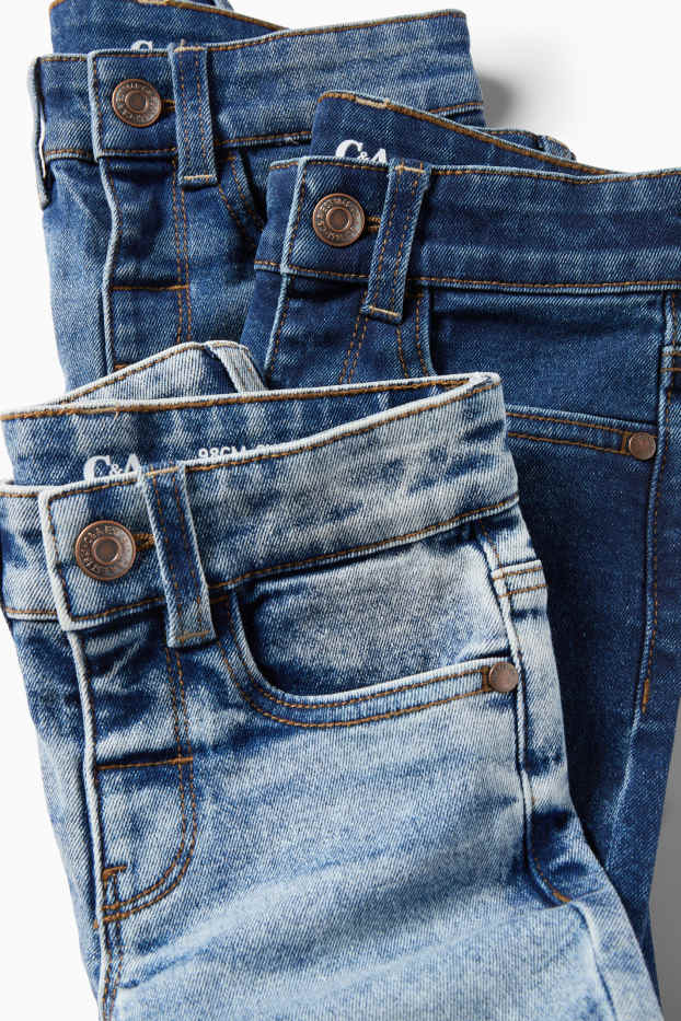 Kinder Jungen - Multipack 3er - Sim Jeans - jeansblau