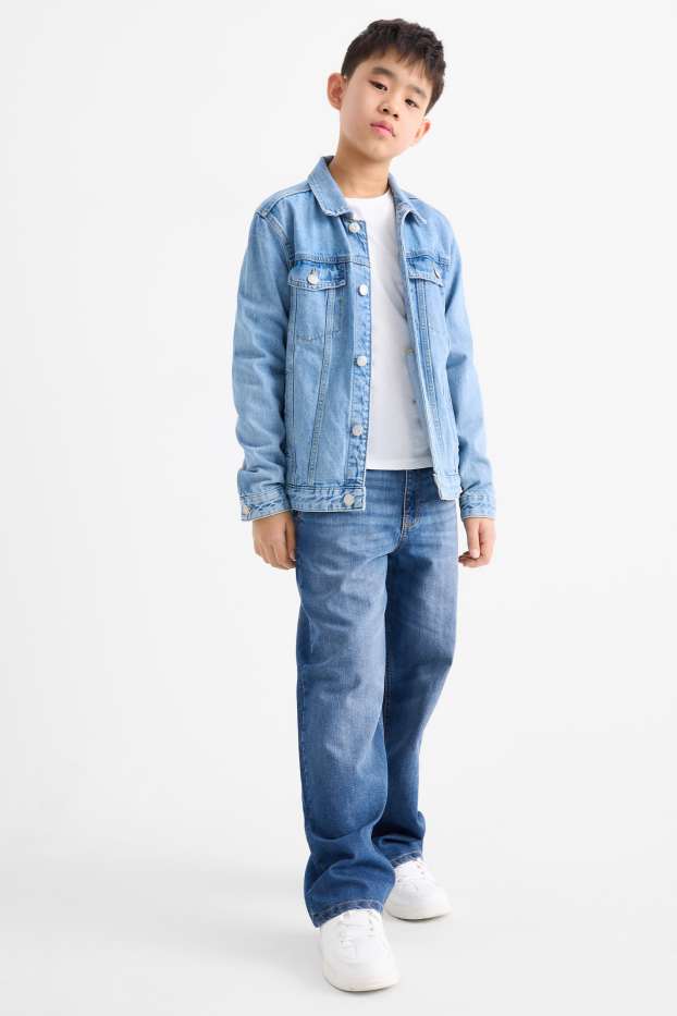 Copii - Băieți - Baggy jeans - denim-albastru
