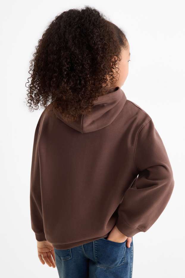 Nena - Chicago - dessuadora amb caputxa - marró fosc