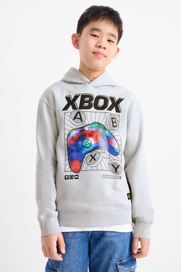 Enfants garçons - Xbox - sweat à capuche - bleu clair