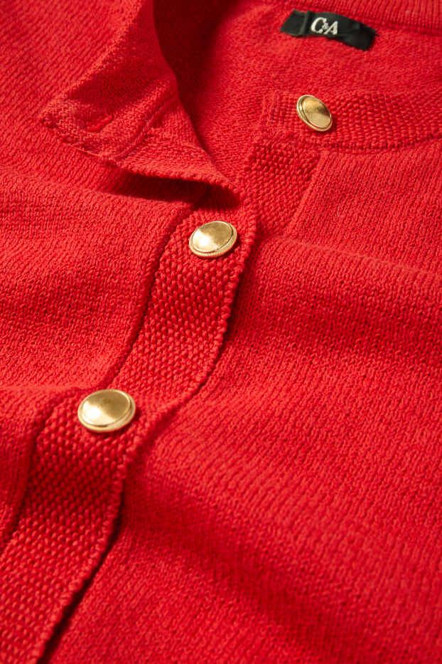 Women - Cardigan - red