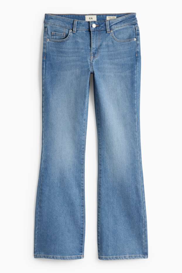 Femmes - Bootcut jean - low waist - jean bleu clair
