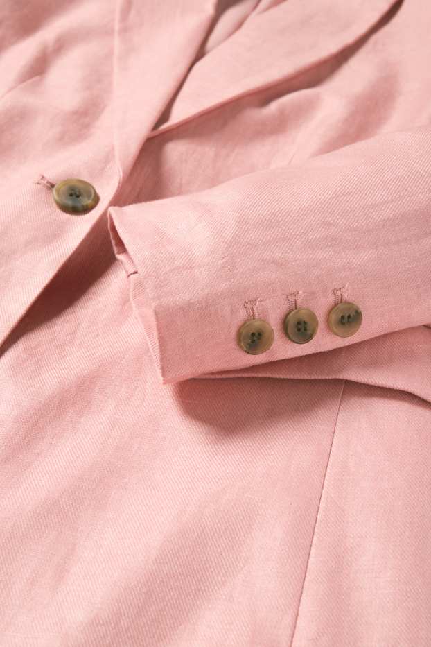 Dona - Blazer formal de lli - regular fit - rosa