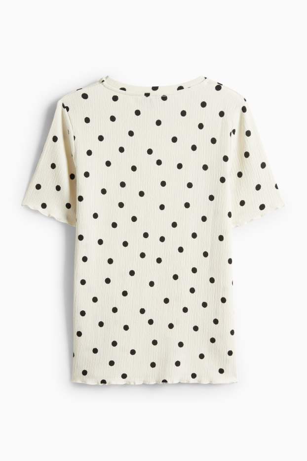 Femei - Tricou - alb-crem