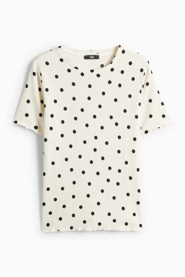 Femei - Tricou - alb-crem