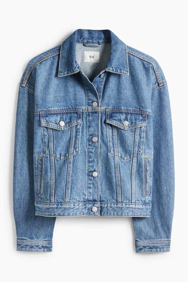 Women - Denim jacket - blue denim