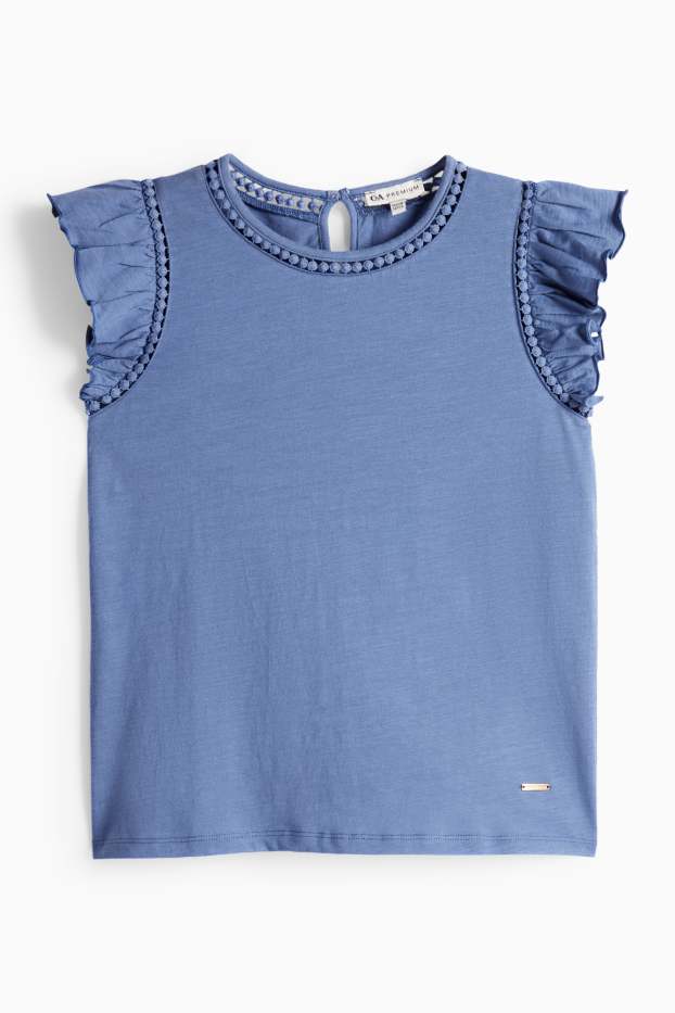 Bambine - Maglia a maniche corte - blu scuro