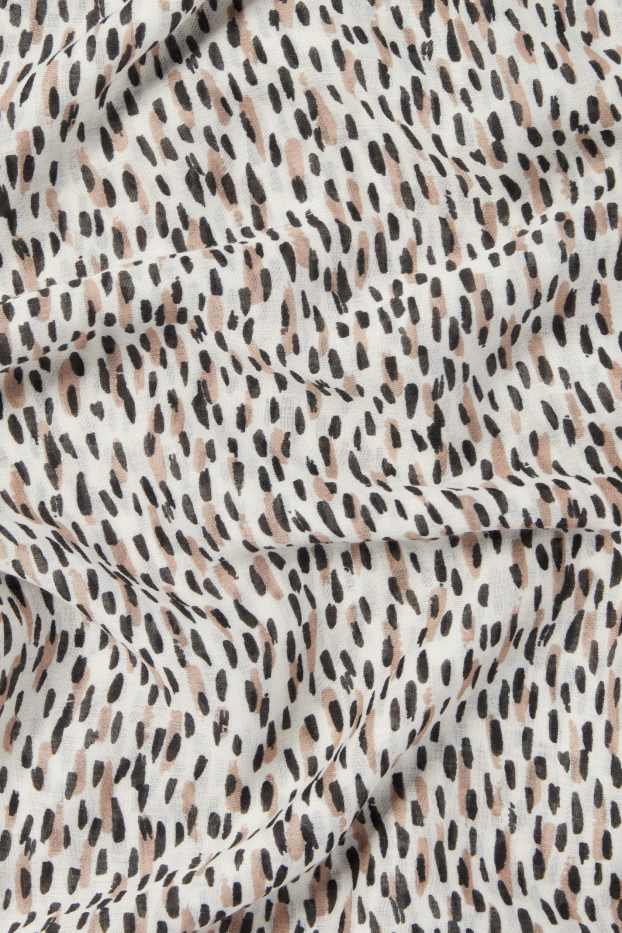 Dona - Bufanda - negre/beix