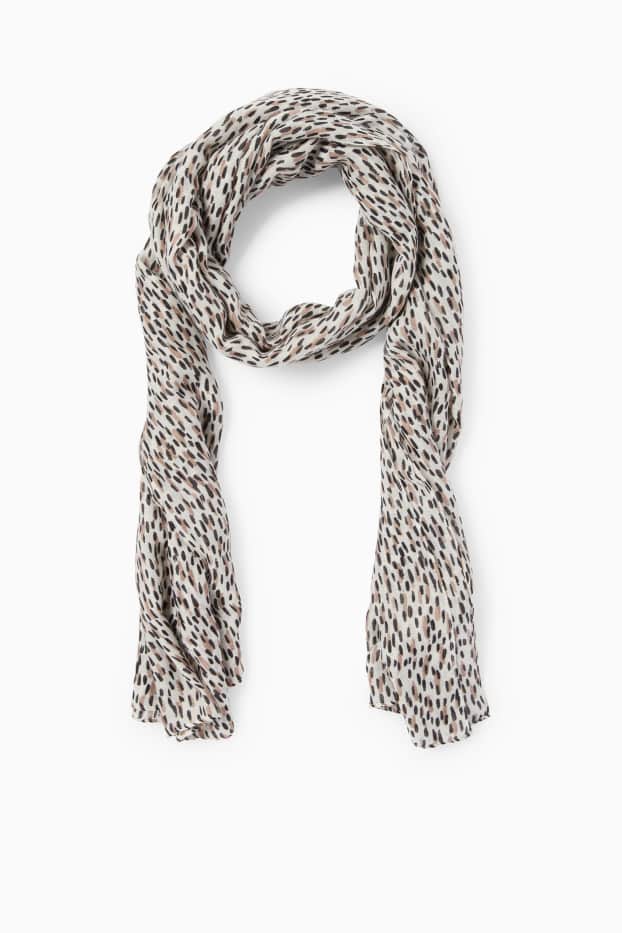 Dona - Bufanda - negre/beix