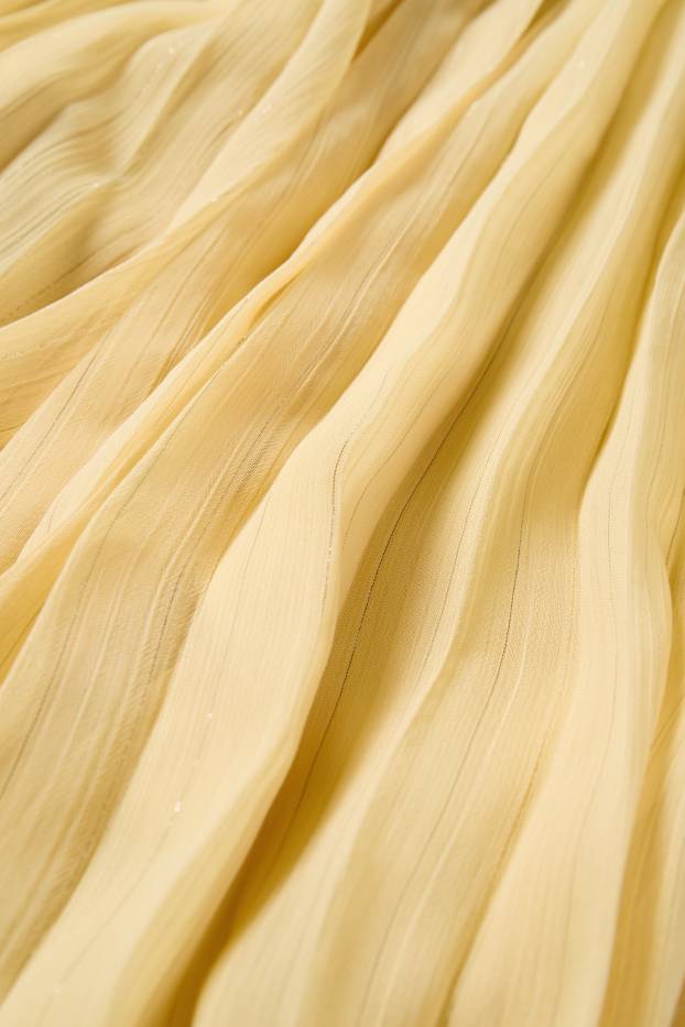 Nena - Granota plegada - efecte brillant - groc