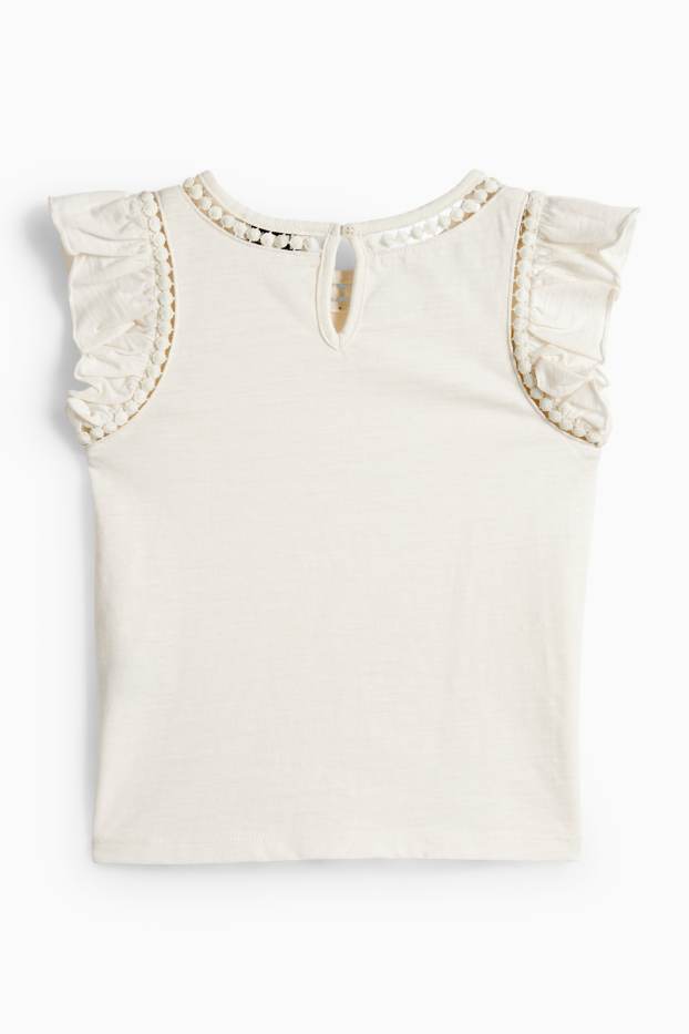 Bambine - Maglia a maniche corte - bianco crema