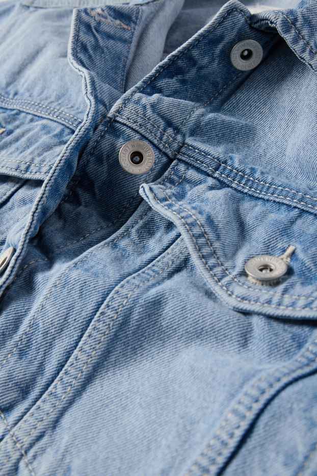 Enfants filles - Veste en jean - jean bleu clair