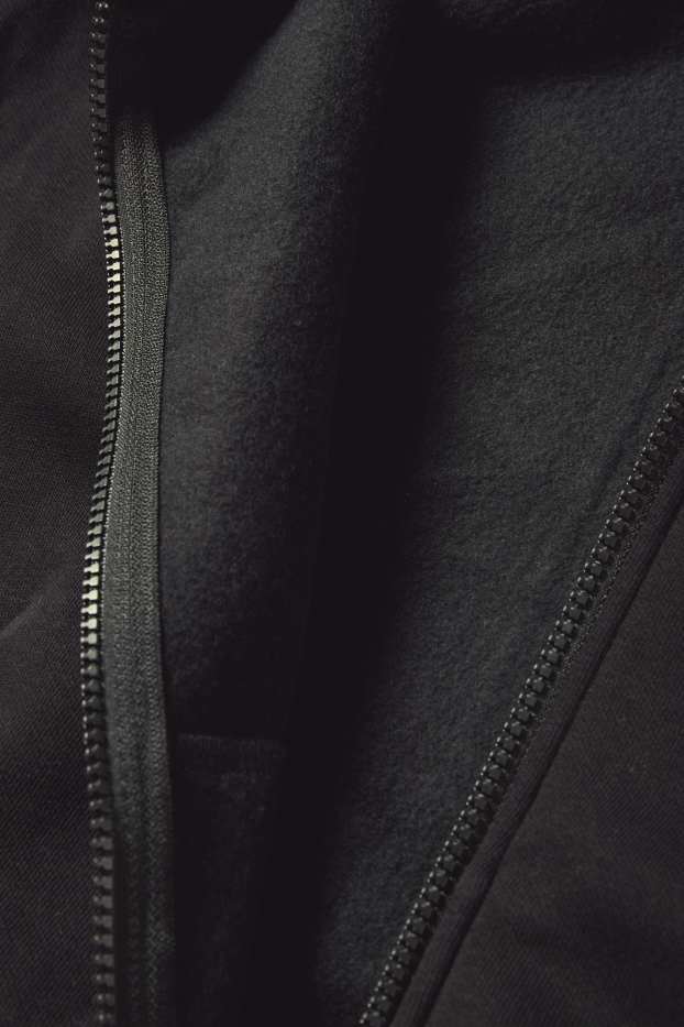 Děti - chlapci - Minecraft - tepláková bunda s kapucí - černá