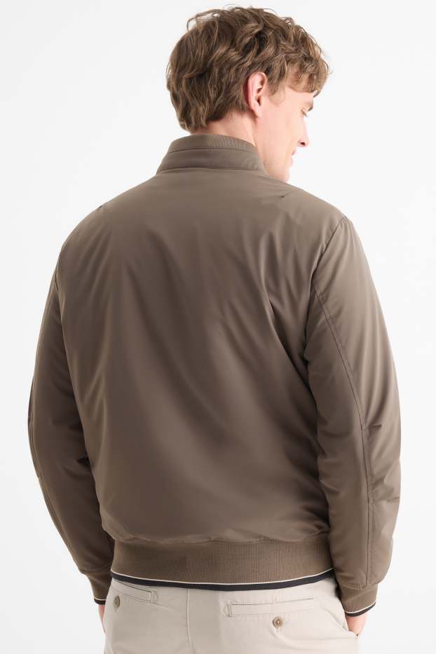 Herren - Blouson - gefüttert - wasserabweisend - dunkelbraun