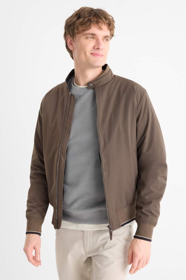 Herren - Blouson - gefüttert - wasserabweisend - dunkelbraun