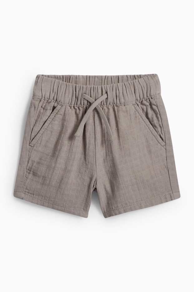 Baby Boys - Baby outfit - 2 piece - textured - gray