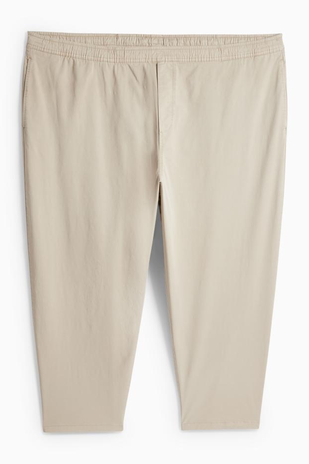 Hommes - Chino - relaxed fit - beige clair