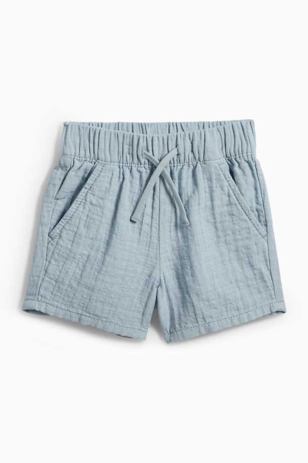 Baby Boys - Baby outfit - 2 piece - textured - light blue