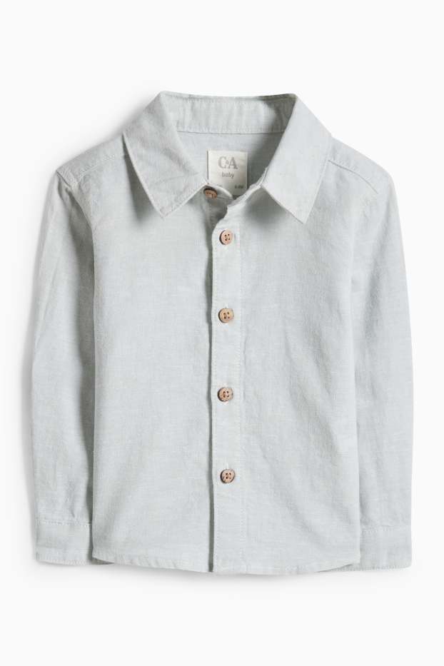 Baby Boys - Baby outfit - 2 piece - white / light blue