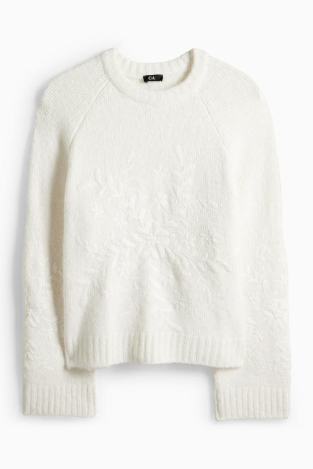 Dámské - Svetr - bílá