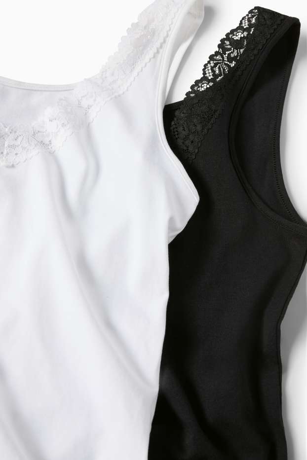 Femmes - Chemise - noir / blanc