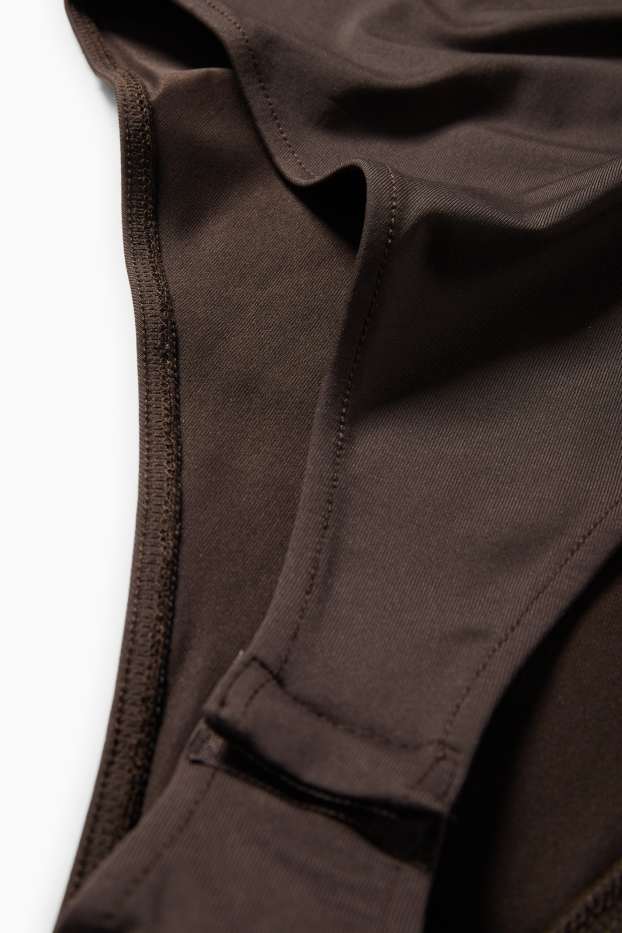 Dámské - Tričko - tmavohnědá