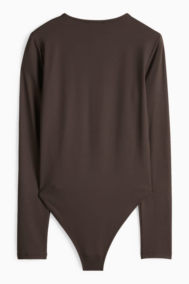 Dámské - Tričko - tmavohnědá