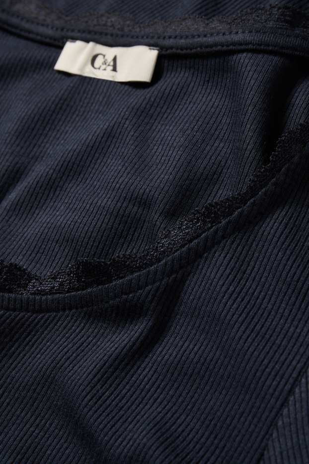 Dámské - Tričko - tmavomodrá