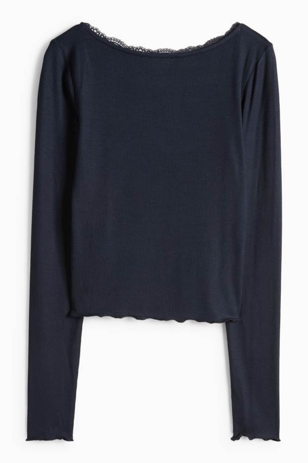 Dámské - Tričko - tmavomodrá