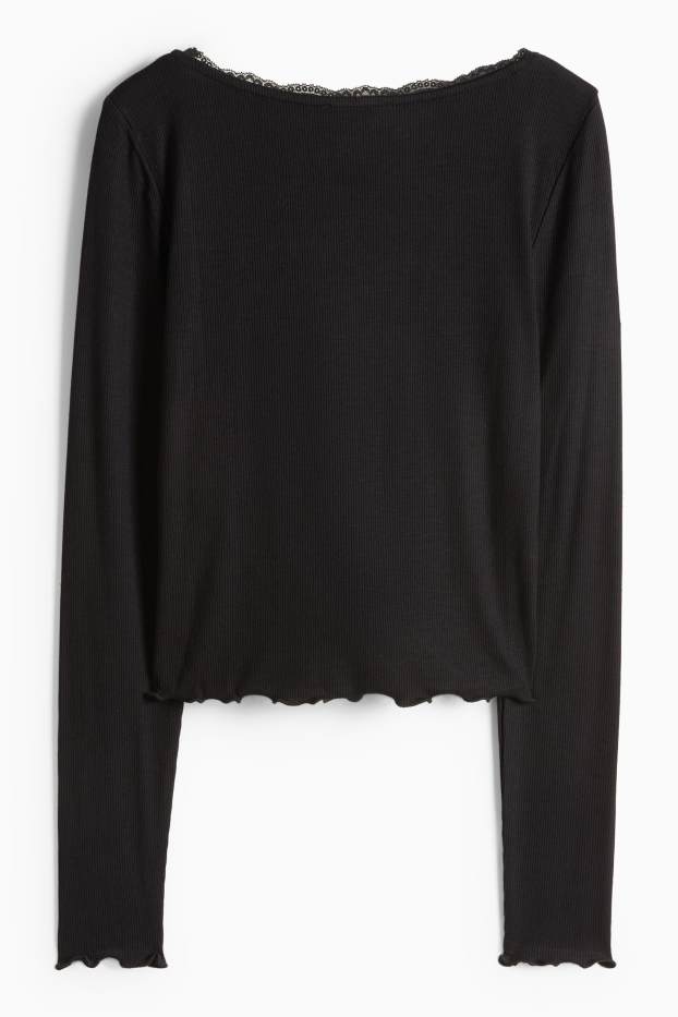 Dámské - Tričko - černá