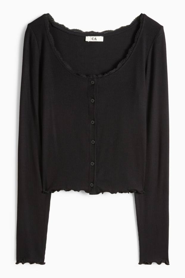 Dámské - Tričko - černá