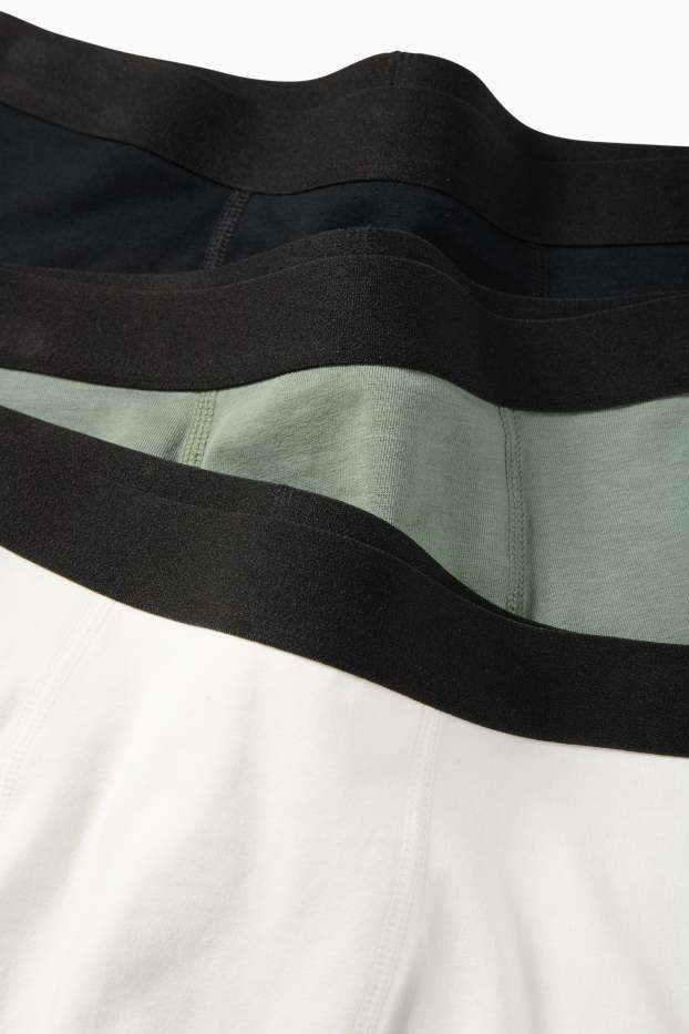 Kinderen: jongens - Set van 6 - boxershort - groen