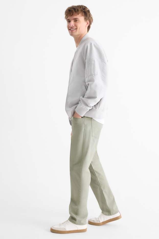 Herren - Hose - Regular Fit - hellgrün