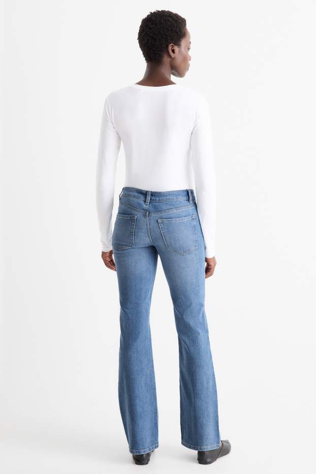 Femmes - Bootcut jean - low waist - jean bleu clair