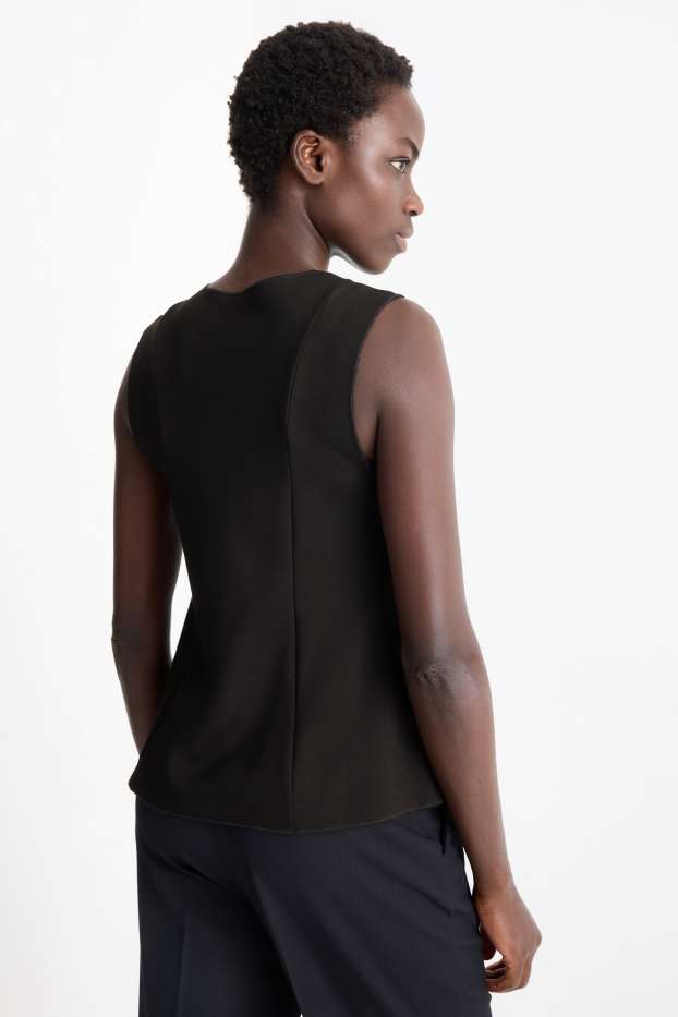 Damen - Top - schwarz