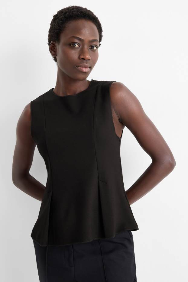 Damen - Top - schwarz