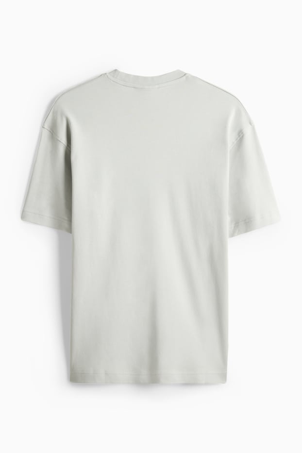 Herren - T-Shirt - Relaxed Fit - hellgrau